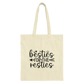 Besties Resties Tote Bag, Friendship Gift, Best Friend Bag, Gift for Bestie, Cute Matching Bestie Bag, Birthday Gift for Friend - Tawshia